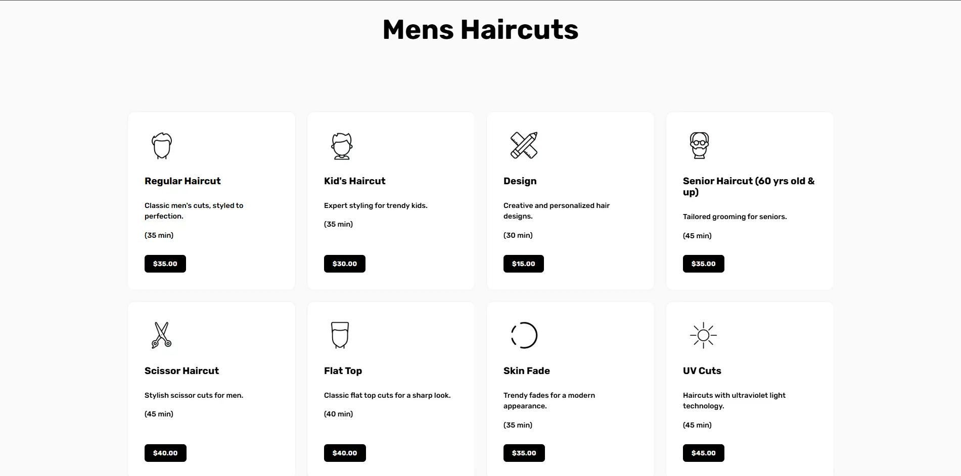 Chamos Barber — Selección visual