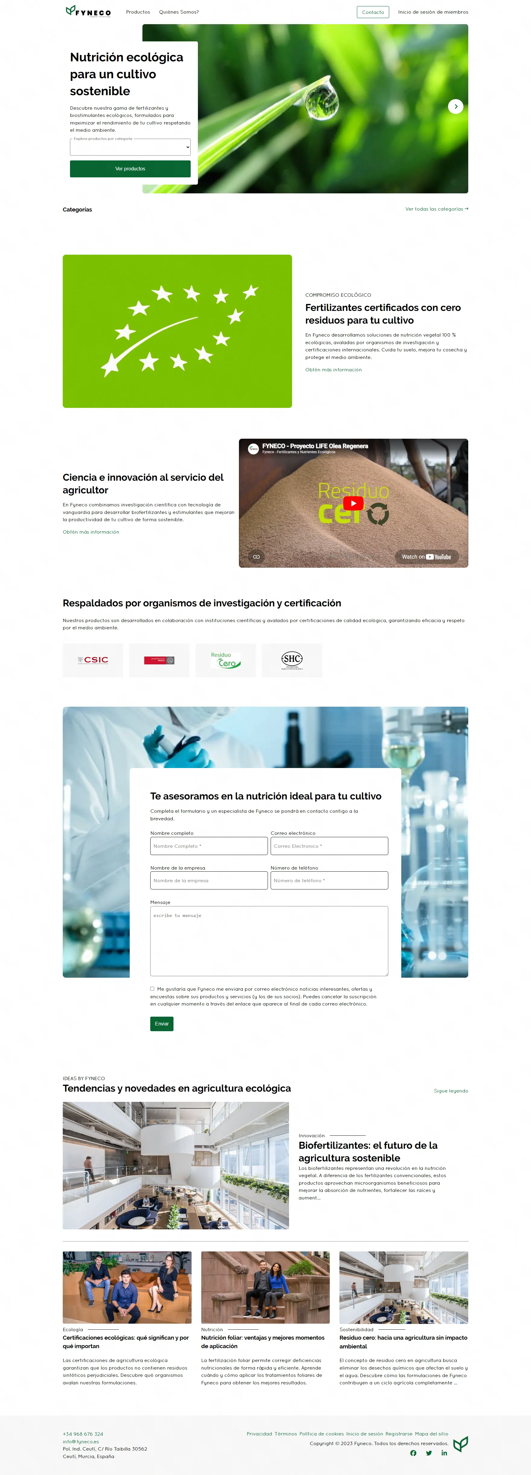 Fyneco — Selección visual